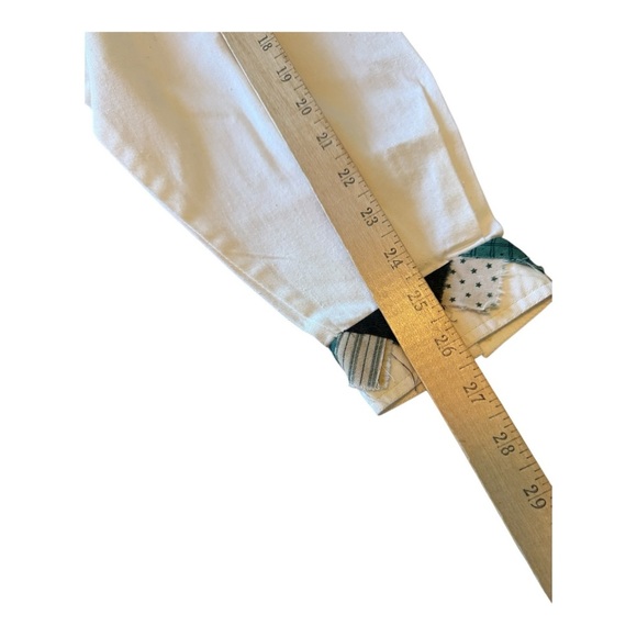 Vintage Stitched Christmas Tree Print Button Up Shirt Size Medium Oversized - Picture 14 of 15